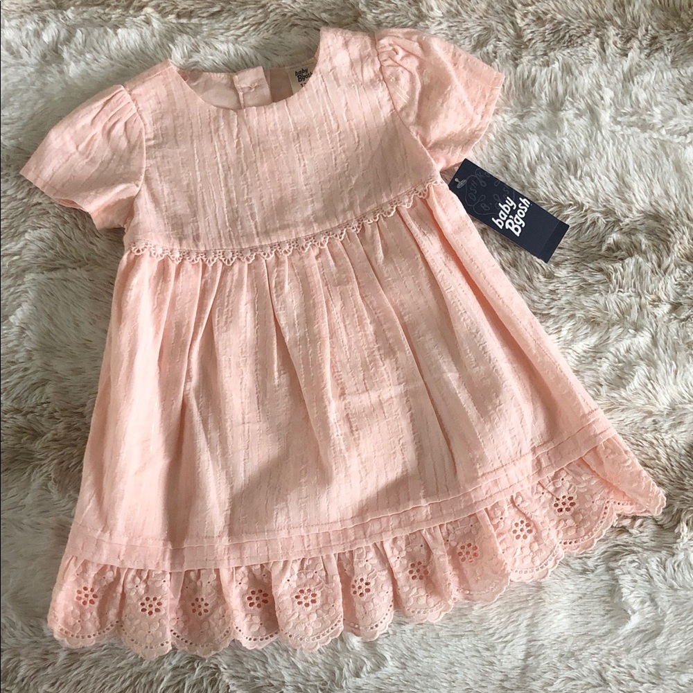 NWT Baby B’Gosh Light Pink Eyelet Dress